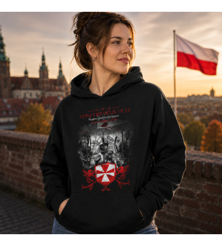 Damska bluza z kapturem JAN III SOBIESKI